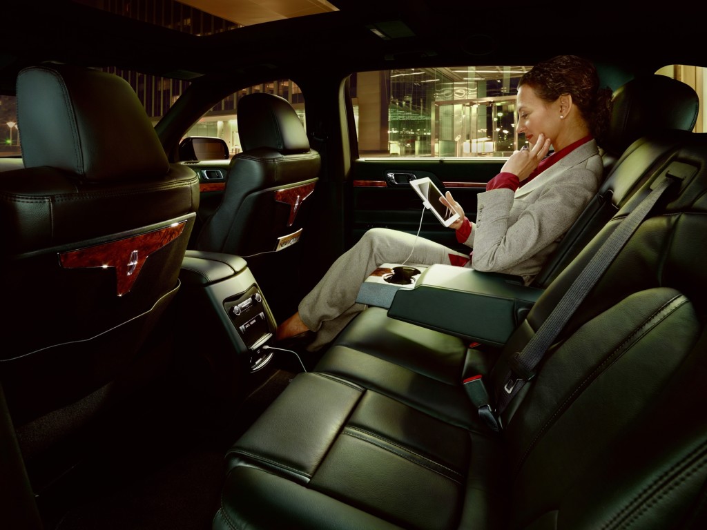 Woman with Airport Taxi Service